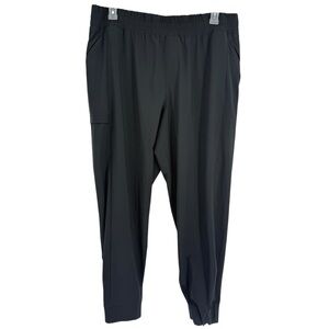 Columbia Women's 1X Navy Blue Pleasant Creek Core Pant Jogger Hiking Pull On